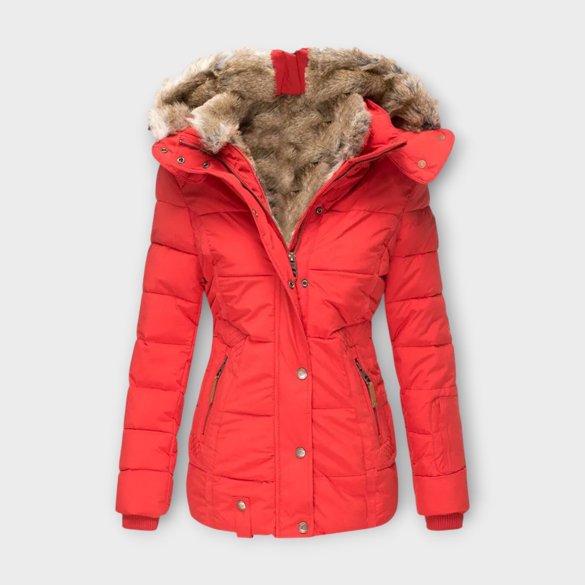 Emina - A cosy jacket with fur lining