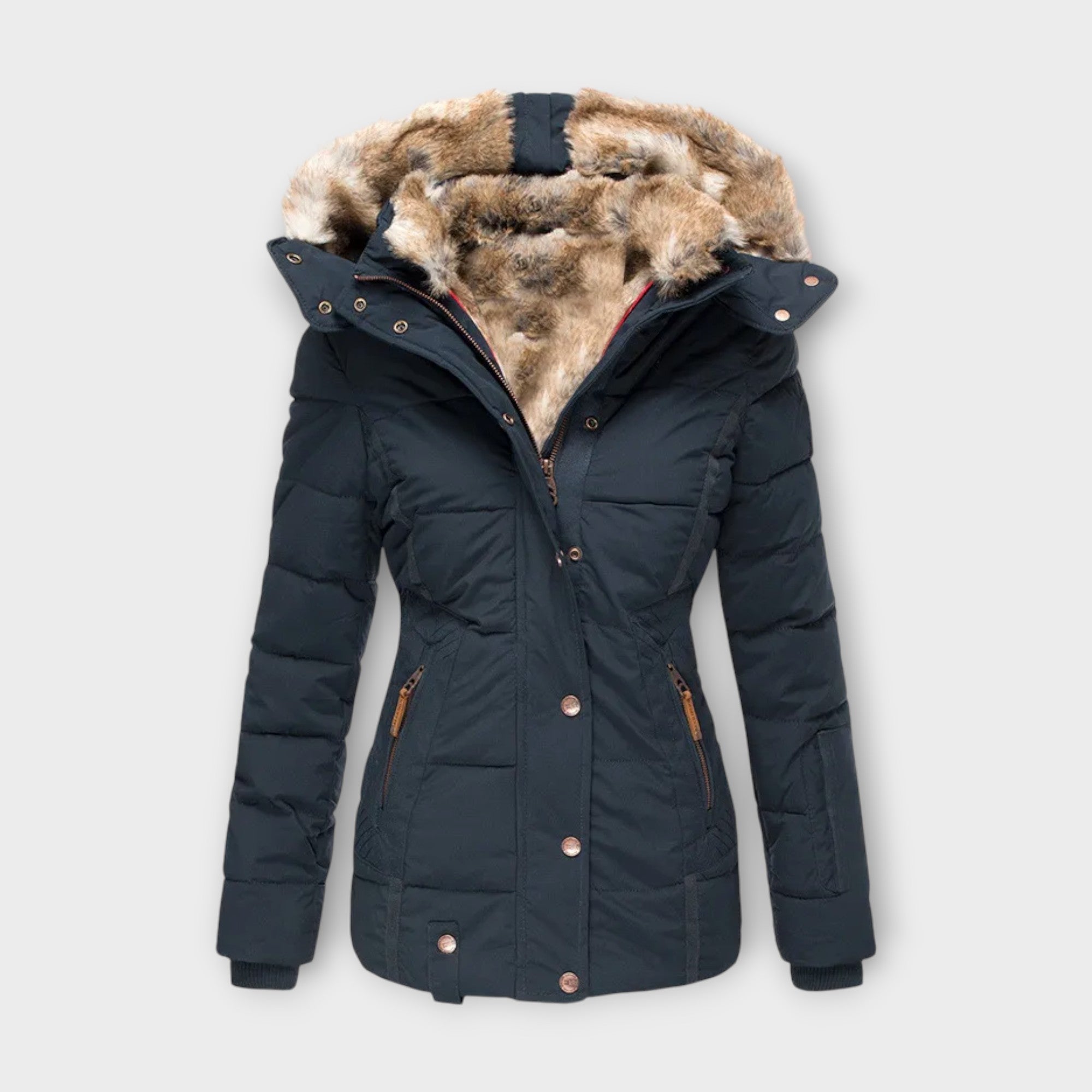 Emina - A cosy jacket with fur lining
