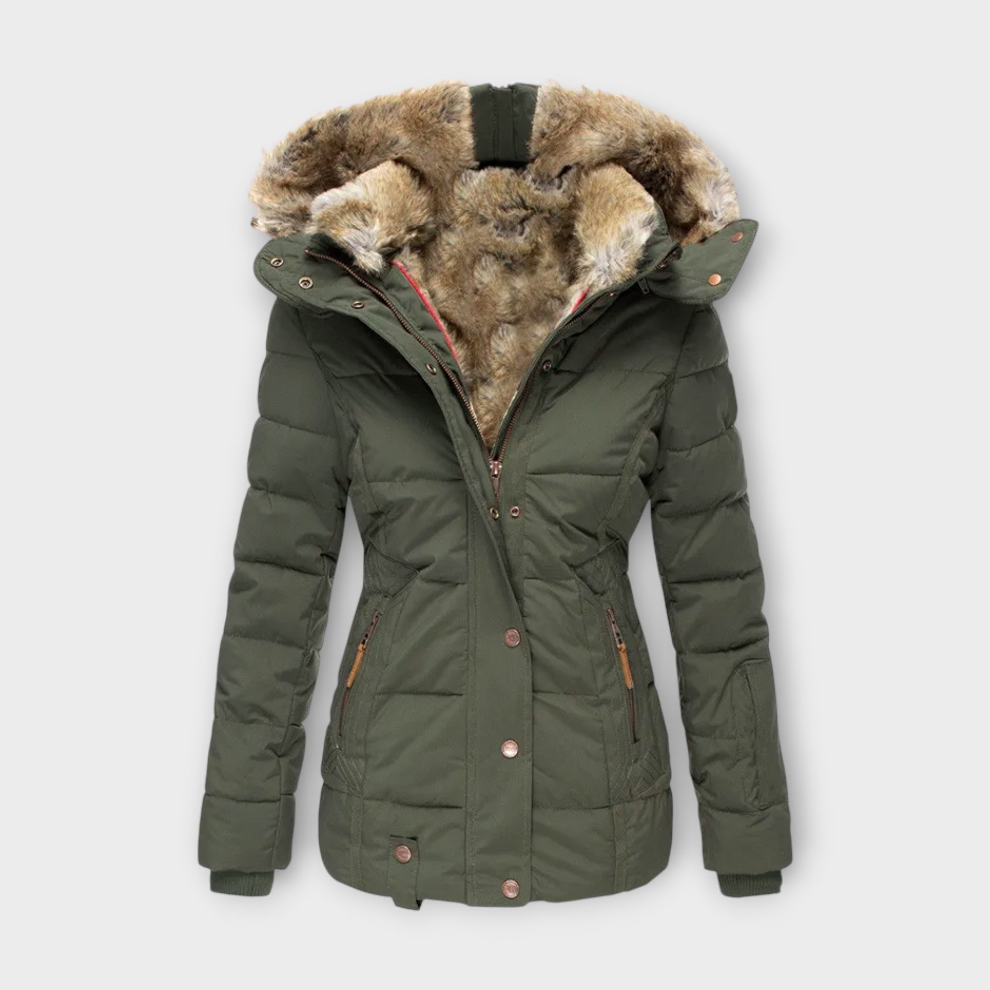 Emina - A cosy jacket with fur lining