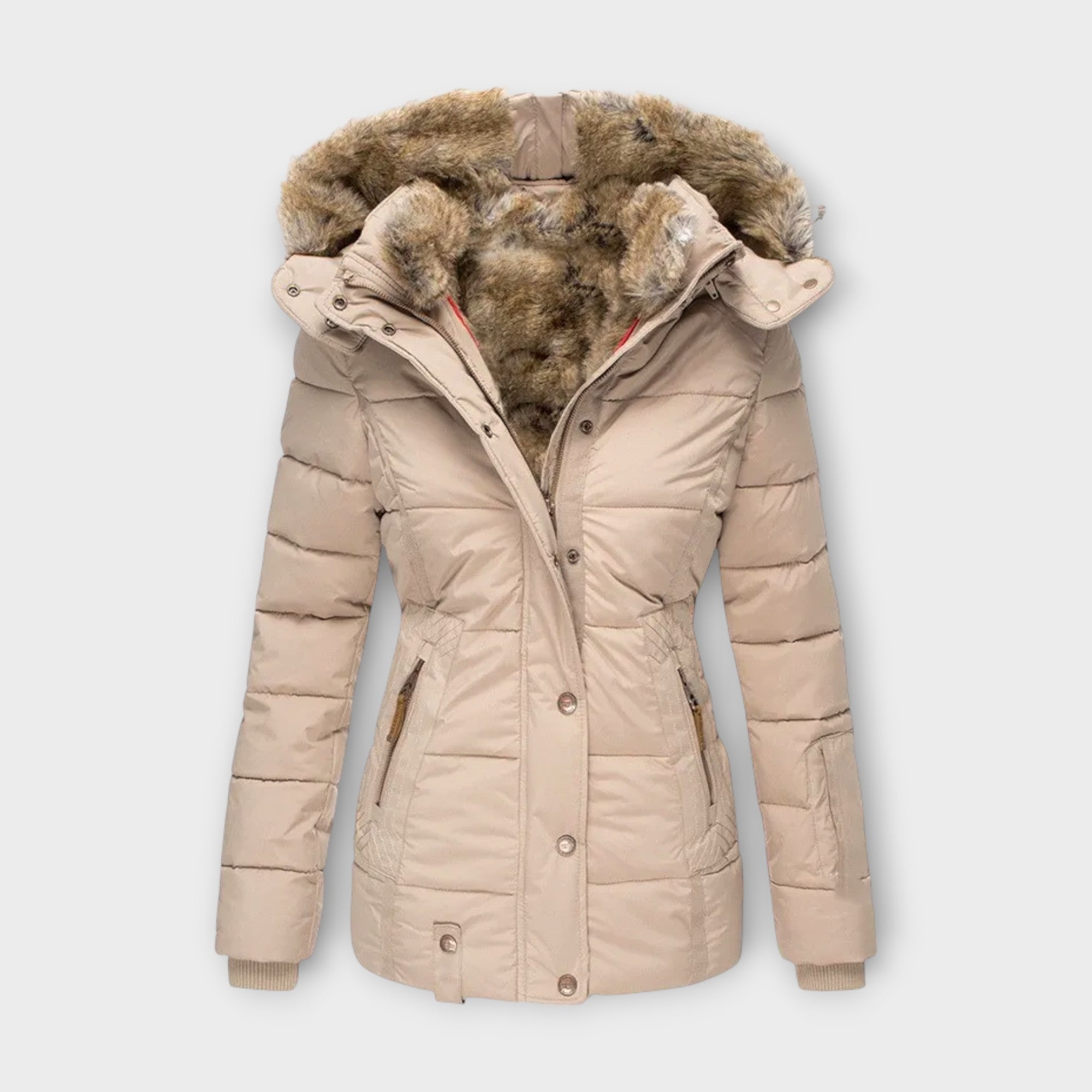 Emina - A cosy jacket with fur lining