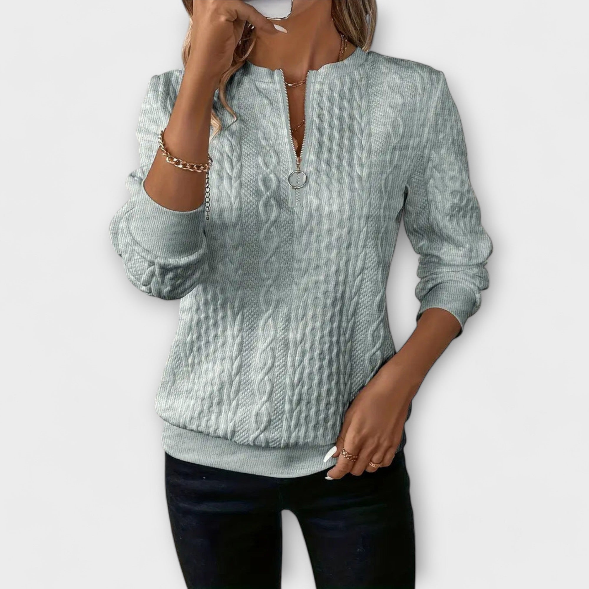 Irma - Elegant and Warm Knitted Jumper