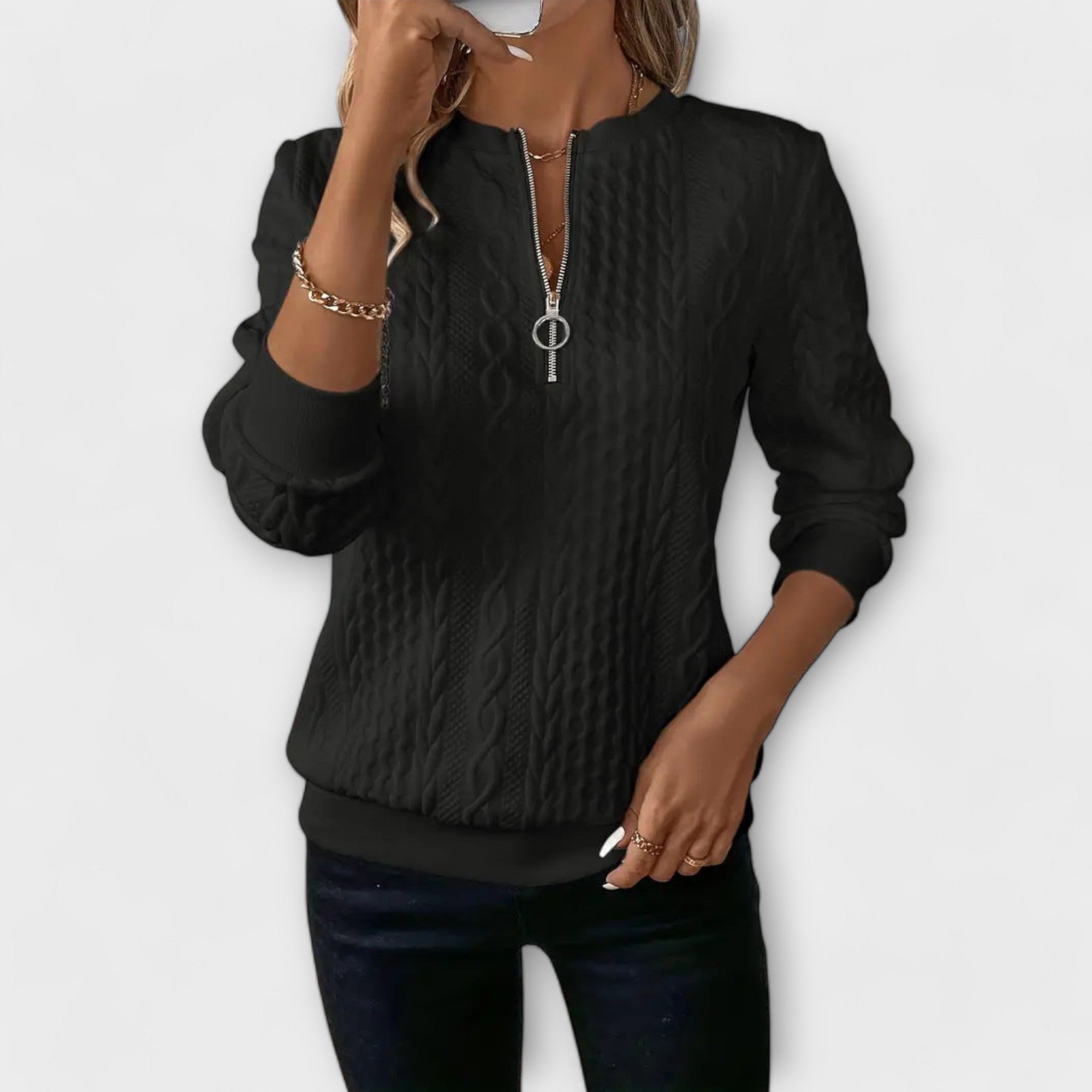 Irma - Elegant and Warm Knitted Jumper