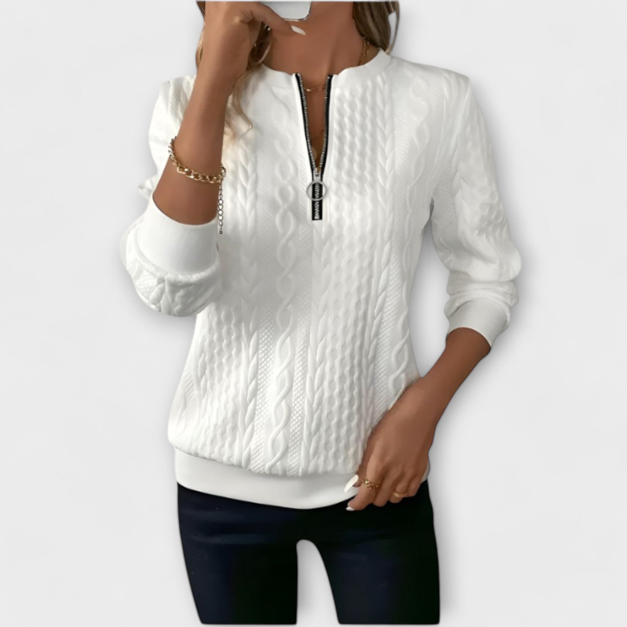 Irma - Elegant and Warm Knitted Jumper