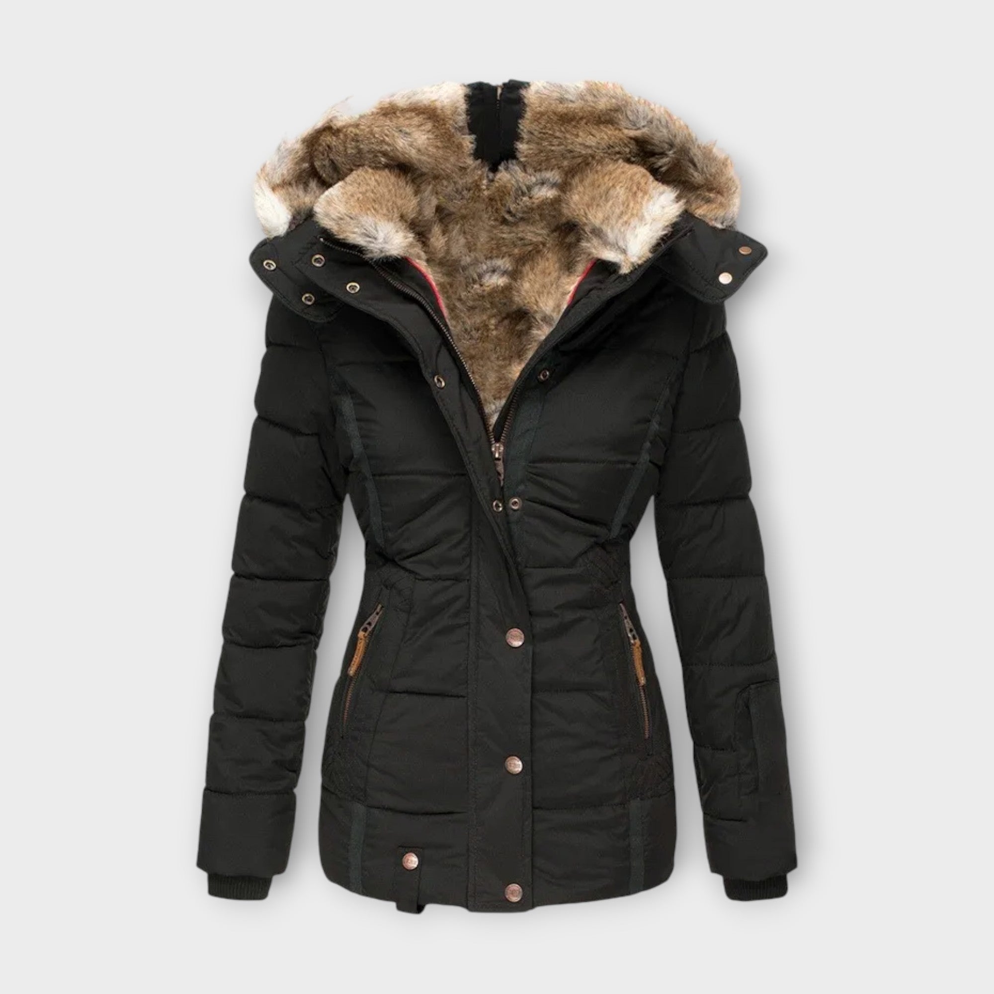 Emina - A cosy jacket with fur lining